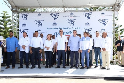 Abinader da inicio a la Jornada de Inclusión Social “Primero Tú”