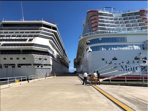 Unos 13,500 cruceristas llegaron este miércoles a Puerto Plata
