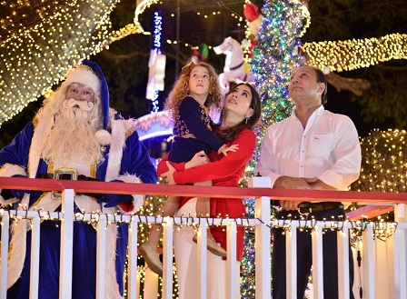 Alcaldía deja abierta la Navidad 2022 con el encendido del árbol y la Casita de Santa