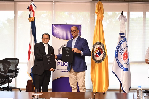 CORAASAN y PUCMM firman acuerdo para promover cultura sostenible de uso racional de agua