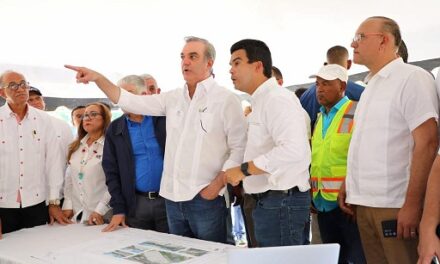 Abinader supervisa saneamiento Arroyo Gurabo que tiene una inversión de RD$ 1,500 millones