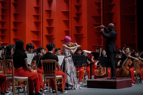 Orquesta Juvenil del Carnegie Hall se presenta en Santiago