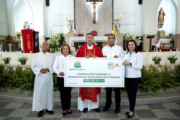 Cooperativa La Altagracia celebra eucaristía por su 71 Aniversario