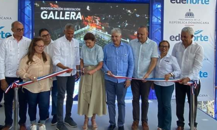Vicepresidenta y Edenorte inauguran repotenciación subestación Gallera en Santiago