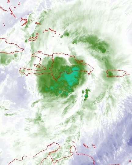 Tormenta Tropical Franklin con lluvias intensas