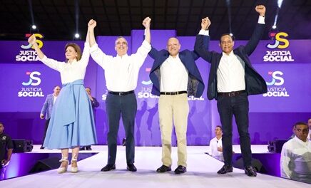 Partido Justicia Social proclama a Luis Abinader como su candidato presidencial