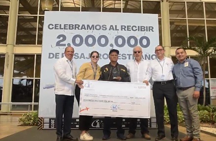 Aeropuerto Cibao alcanza 2 MM de pasajeros en el 2023