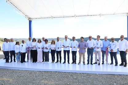 Presidente Abinader inaugura embalse presa Montegrande garantizará agua a la Región Sur
