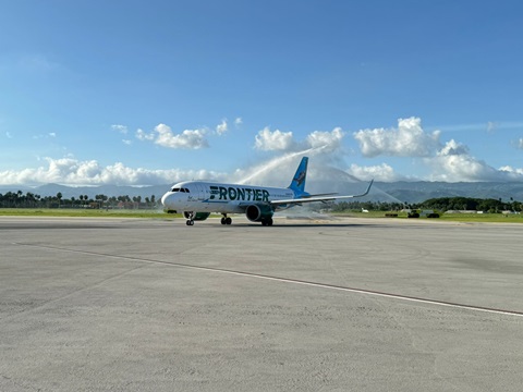 Frontier Airlines inicia vuelos Puerto Rico – Santiago