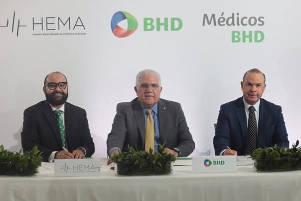 BHD y HEMA acuerdan apoyar a médicos de la zona Norte