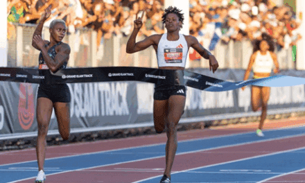 Marileidy Paulino logra doble oro y récord nacional en Miami