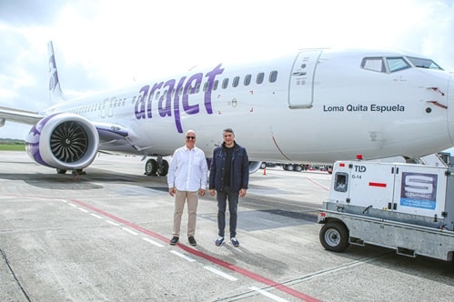 Arajet recibe su aeronave número 11 “Loma Quita Espuela” 