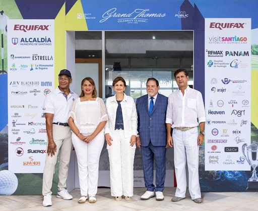 Vicepresidenta Raquel Peña encabeza primera parada del Grand Thomas Celebrity Classic